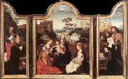 unknow artist Virgin and Child with St Catherine and St Barbara Spain oil painting artist